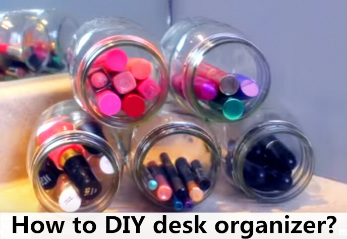 How to DIY desk organizer