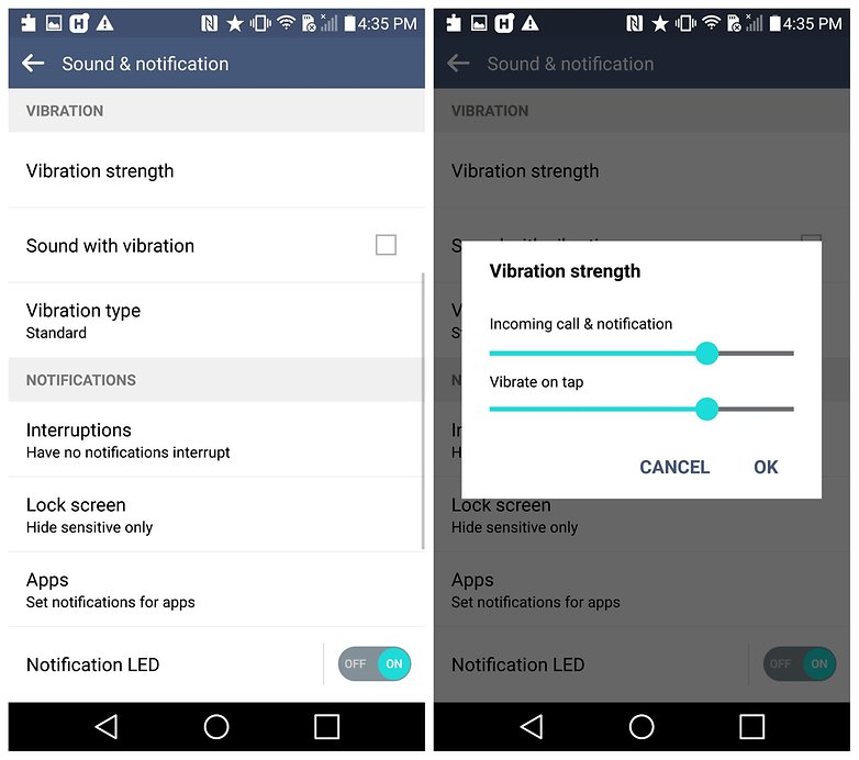 Turn off vibrate and haptic feedback to save battery