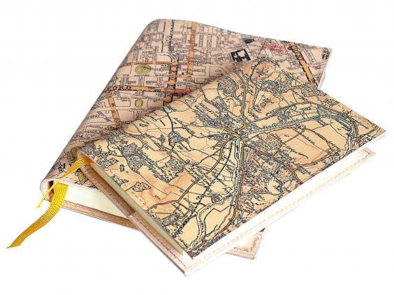 Refillable Vintage Map