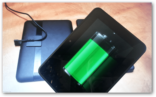 How to charge a Kindle with a power adaptor:Disconnect the micro USB cord from the bottom of the Kindle