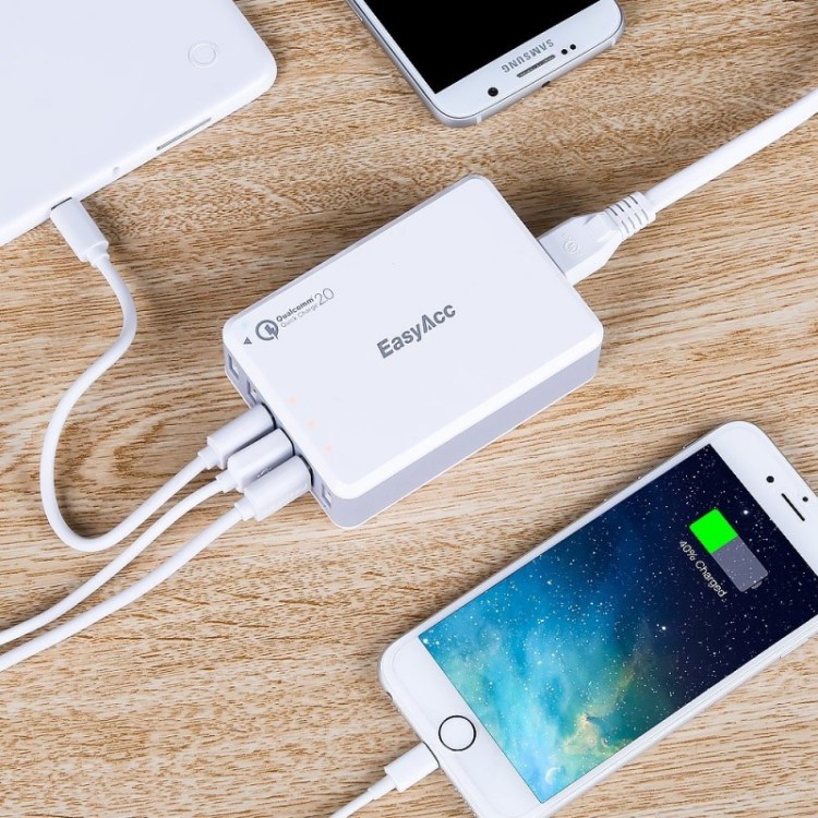 Giveaway EasyAcc usb charger 6 port desktop charging station