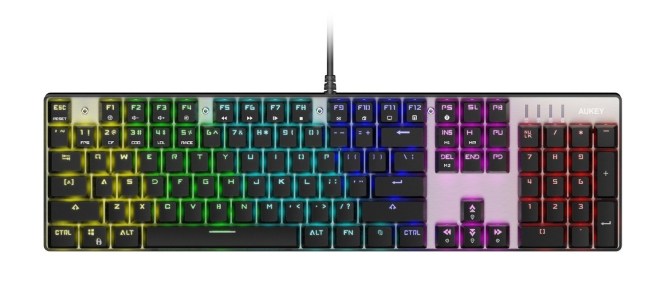 Aukey Blue Switch Mechanical Keyboard for Mac Gaming