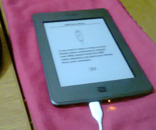 How to charge a Kindle with a computer8