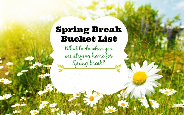 Spring Break Bucket List
