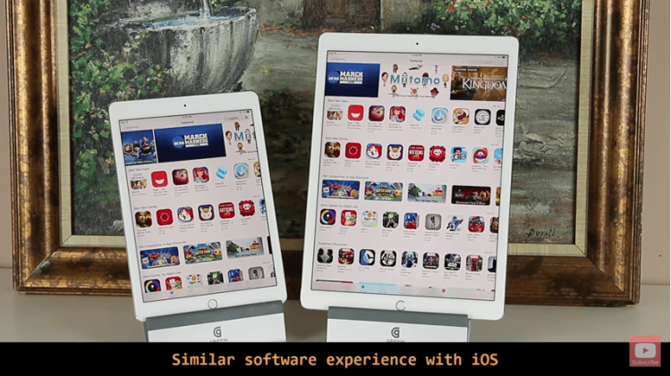 Ipad Pro 9.7 vs 12.9: Differences and Similarities: software
