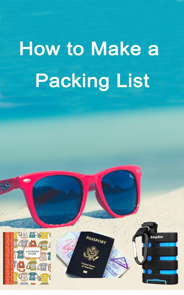 How to Make a Packing List