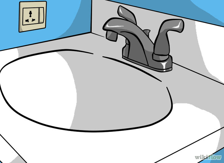 The bathrooms all have 110v power ports