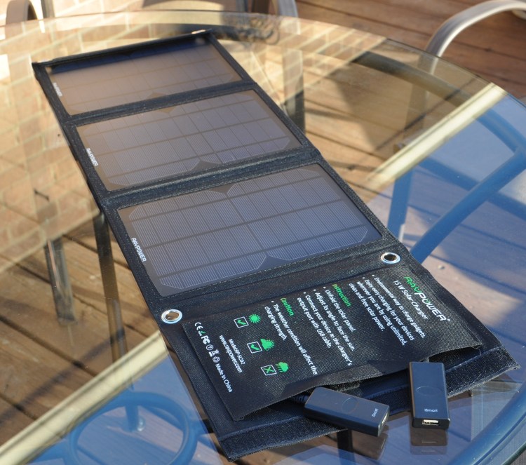 Best Solar Charger:Ravpower Solar Charger