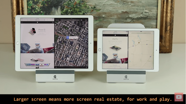 Ipad Pro 9.7 vs 12.9: Differences and Similarities: larger screen