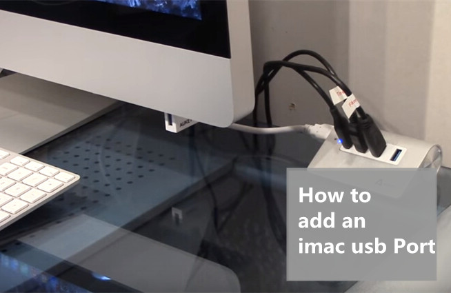 How to add an imac usb Port