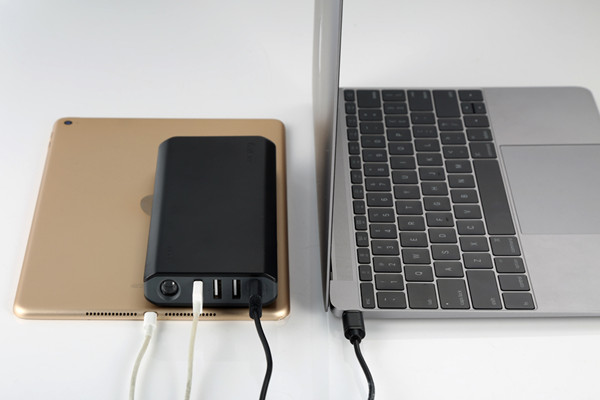 super capacity portable charger  power a 12-inch Macbook
